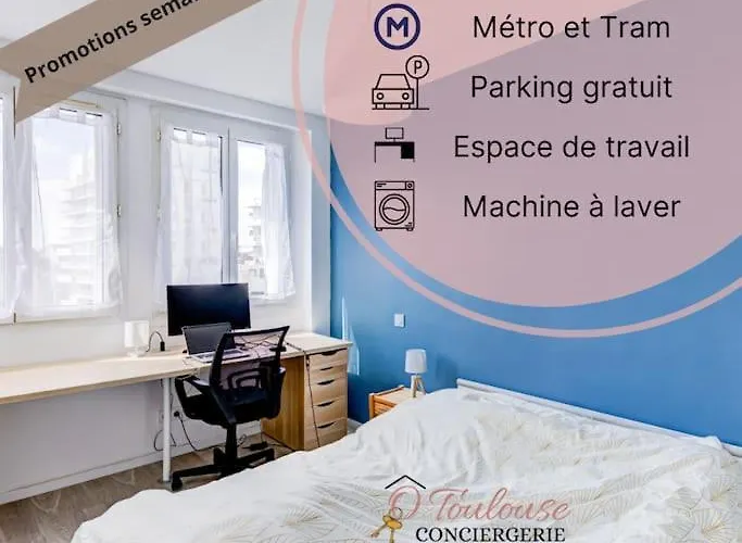 Casa de hóspedes Le Central - Chambre Privative Avec Salon Et Terrasse Privee Toulouse