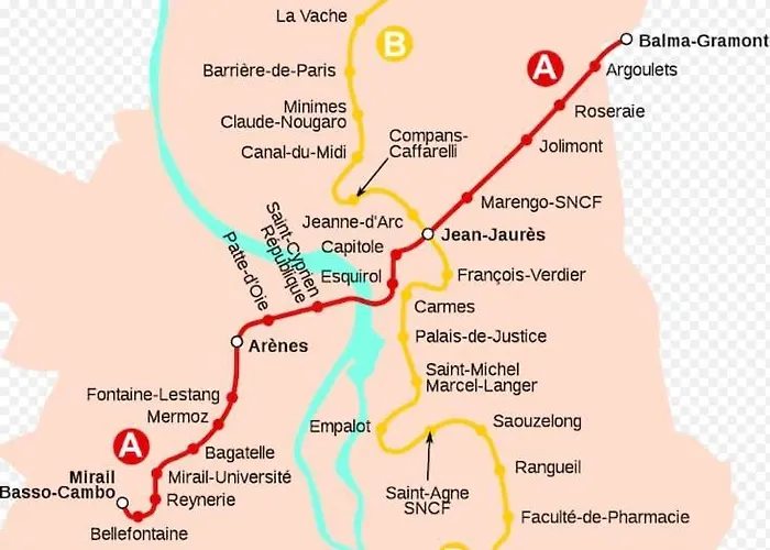 Le Central - Chambre Privative Avec Salon Et Terrasse Privee Тулуза